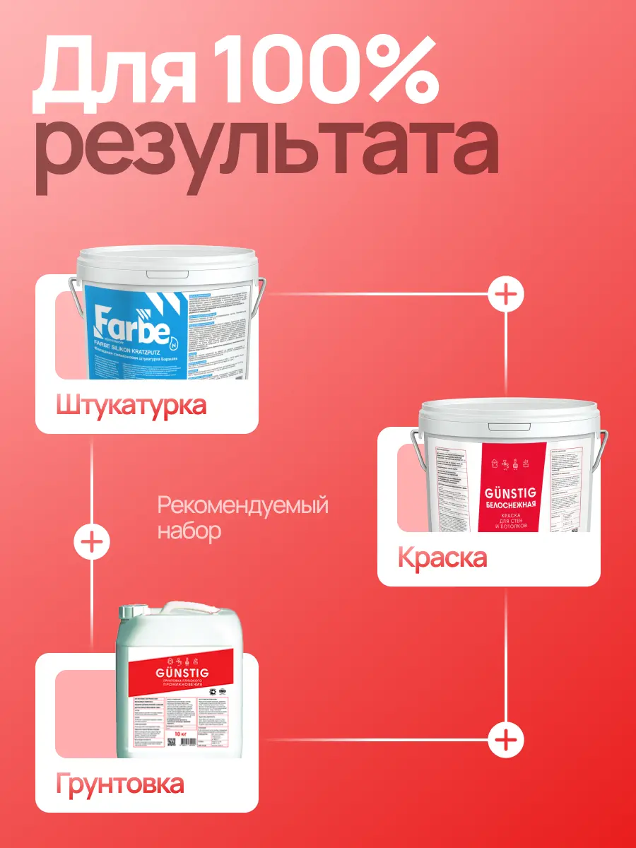 GÜNSTIG® ГРУНТОВКА ГЛУБОКОГО ПРОНИКНОВЕНИЯ С ДОБАВКАМИ ПРОТИВ ПЛЕСЕНИ