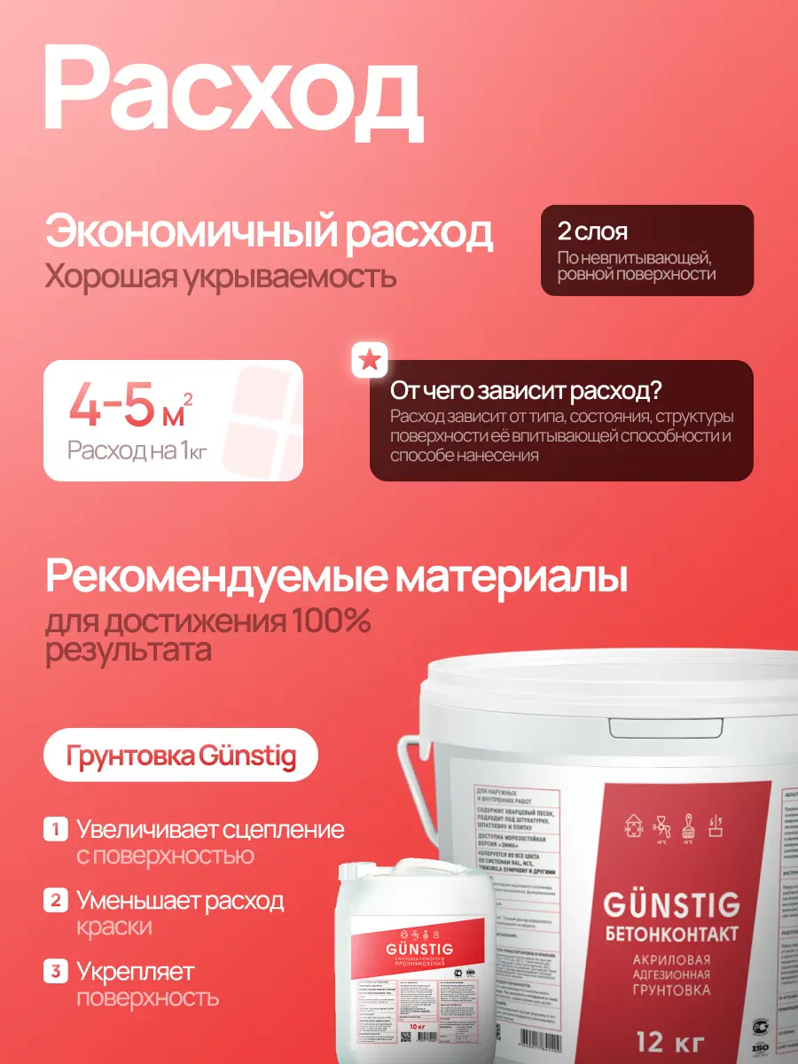 GÜNSTIG® ФАСАДНАЯ КРАСКА